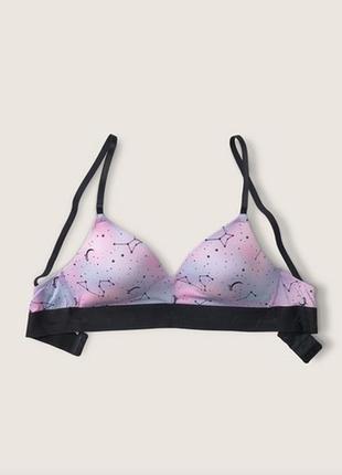 Бюстгальтер деми victoria's secret pink wear everywhere wireless lightly-lined bra