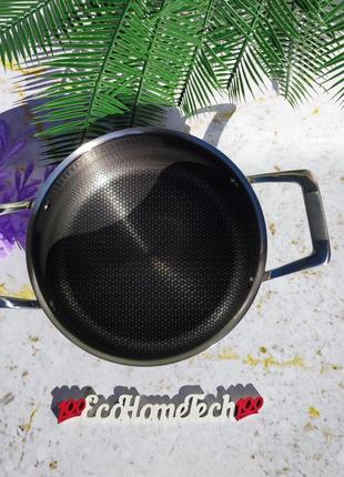 Кастрюля-казан из нержавеющей стали 5.4 л 24см maestro mr-3504-20 казан для индукционной плиты&nbsp;с крышкой3 фото