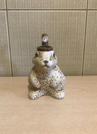 Детская поилка бюветница заяц зайчик кролик керамика 300 мл кружка