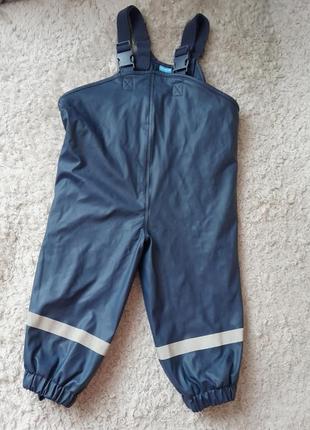 Напівкомбінезон грязепруф на флісі для хлопчика