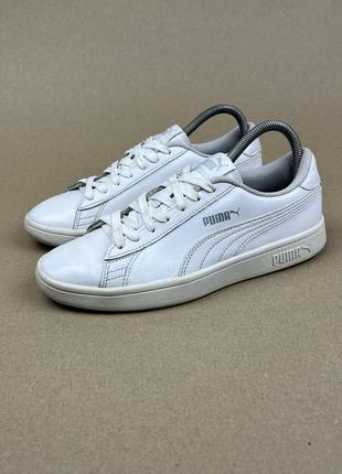 Оригинальные кожаные кеды puma