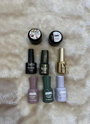 Стартовий набір для манікюру/гель лак/гель для нарощування