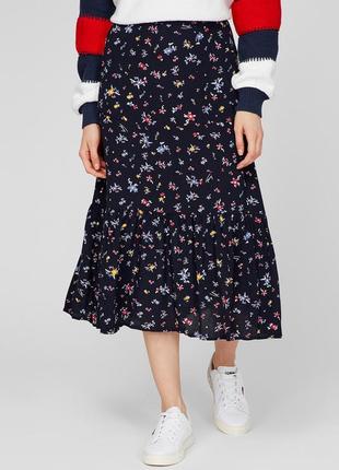 Tommy hilfiger женская юбка в цветочный принт оригинал г. s