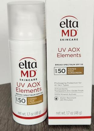 Eltamd spf 50 сонцезахисний крем з тоном