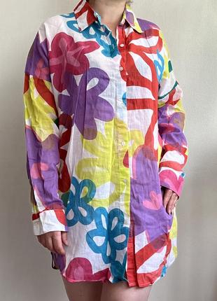Сорочка  пляжна яскрава  бавовна від  primark s-l