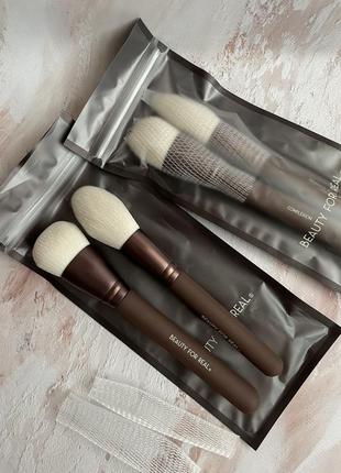 Набір пензлів для обличчя beauty for real perfect precision complexion brushes