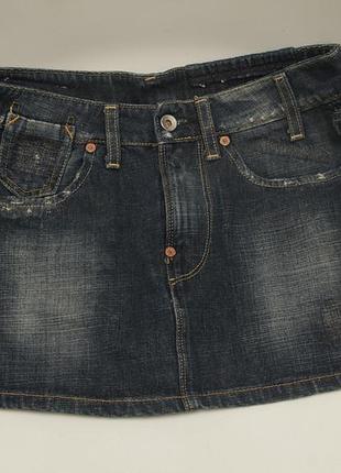G-star raw рр xs 27 юбка из хлопка авторского кроя