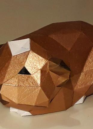 Paperkhan декор интерьера фигура пазл белка мышь крыса паперкрафт papercraft набор для творчества игрушка