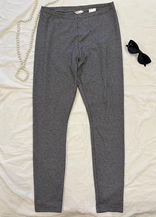 H&amp;m женские лосины в гусиную лапку, бело-черные лосины с высокой посадкой, повседневные брюки на резинке, размер s/m/l