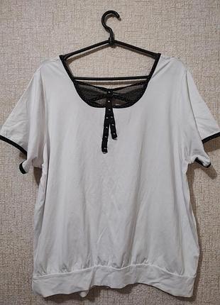 Футболка110522/батал виріз оригінальний мисом//