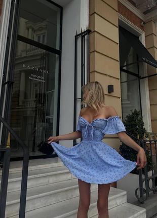 Приголомшлива літня сукня з відкритими плечиками.💗4 фото