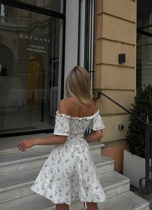 Приголомшлива літня сукня з відкритими плечиками.💗5 фото