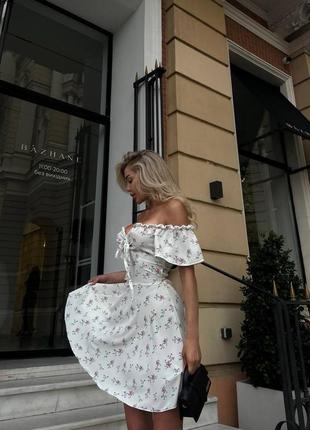 Приголомшлива літня сукня з відкритими плечиками.💗10 фото