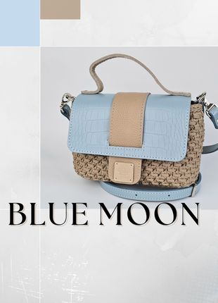 Сумка ручної роботи "blue moon"