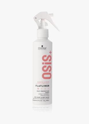 Cпрей термозахист для волосся schwarzkopf professional osis+ flatliner 200ml