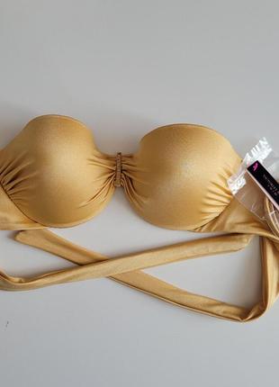 Купальник верх бандо 34в/в75 victoria's secret swim оригінал