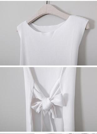 Стильная базовая блуза с завязками3 фото