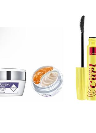 Набор тушь avon и крем для кожи вокруг глаз anew