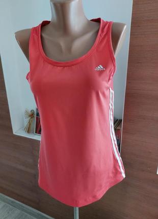 🧡🦋❤️ крута спортивна майка adidas оригінал красивого коралового кольору