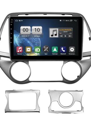 Штатна магнітола серії qiv q1 під hyundai i20 2 2012-2014 9 дюймів