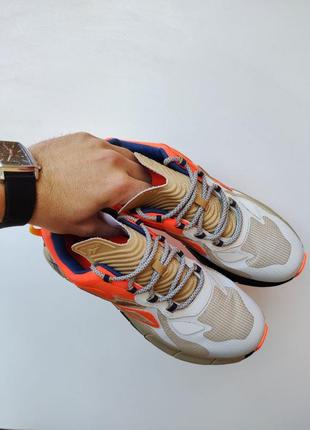 Reebok zig kinetica concept beige&amp;orange5 фото