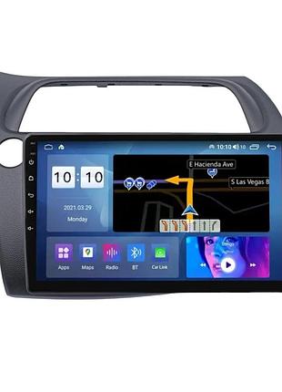 Штатна магнітола серії mekede m200s під honda civic 2005 9 дюймів