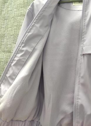 Бузкова утеплена курточка- дощовик. 3