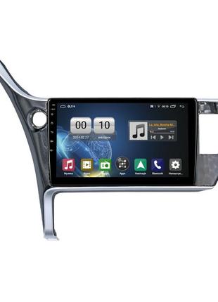Штатна магнітола серії qiv q1 під toyota corolla 11 2017-2018 (f2) (w1) 10 дюймів