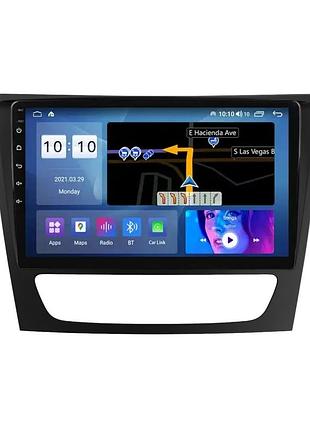 Штатна магнітола серії mekede m200s під mercedes benz e-class s211 w211 cls-class c219 2002-2010 (w3) 9 дюймів