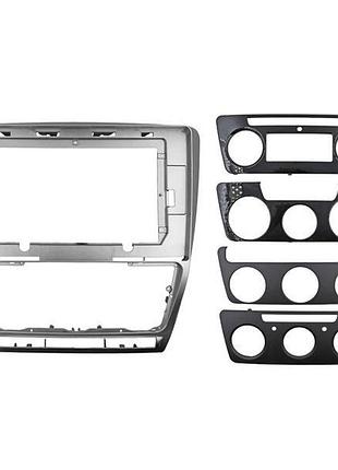 Інсталяційний комплект серії qiv під skoda octavia 2 a5 2008-2013 (w2) 10 дюймів silver