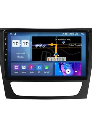Штатна магнітола серії mekede m200s під mercedes benz e-class s211 w211 cls-class c219 2002-2010 (w2) 9 дюймів