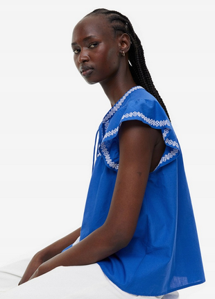 Блуза вишиванка h&m  50-52 -547 фото