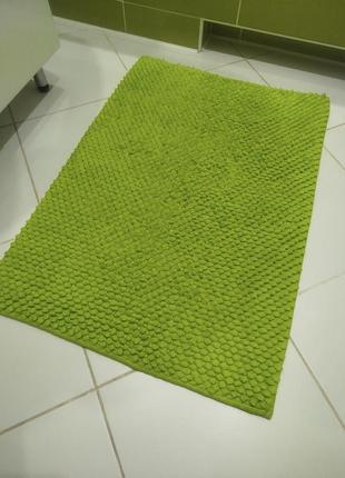 Салатовий коврик у ванну туалет розмір 50 * 80 см