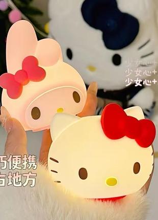 Силіконова лампа/ нічник hello kitty/kuromi/my melody/хелоу кітті