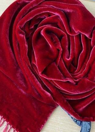 Велюровий, шовковий шарф frang tie rack. шовк