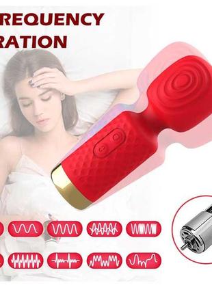 Мини вибратор для клитора микрофон usb красный - вибраторы