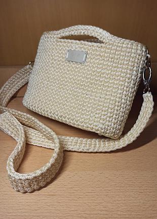 Сумка кросс-боди ручной работы сумочка тоут handmade