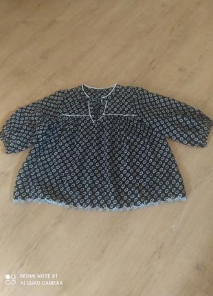 Нова легка натуральна блуза розмір 20