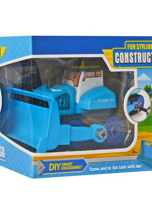 Детский конструктор транспорт робокар поли jd1899-14a с отверткой вид 7
