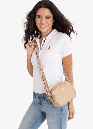Классическая сумка crossbody на молнии из сша polo ass.