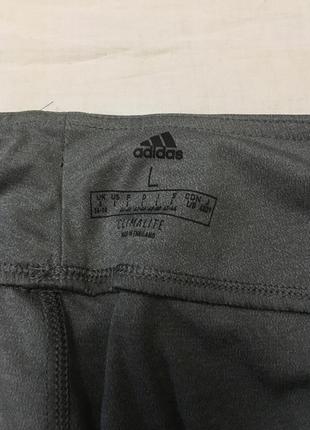 Лосины ultra adidas серые оригинальные спортивные леггинсы3 фото