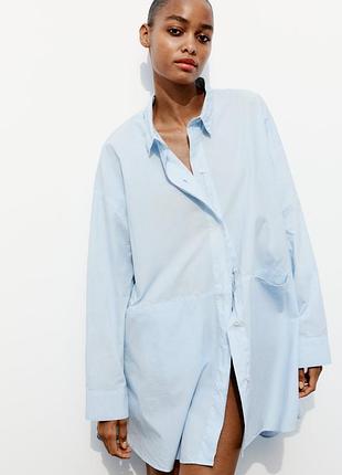 Оверсайз сукня, сорочка, туніка, плаття zara, колекція 2024, розмір xs/s та м/l (xl)