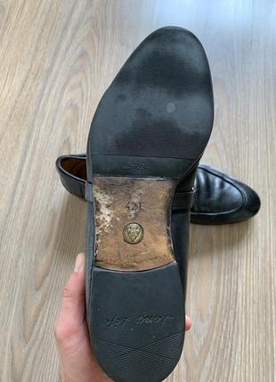 Мужские винтажные классические кожаные туфли лоферы gucci