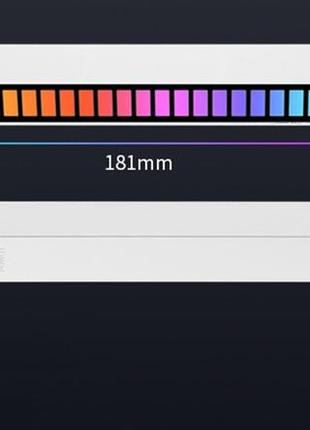 Музыкальный светильник эквалайзер sound-sensitive music atmoshere light d1-rgb...