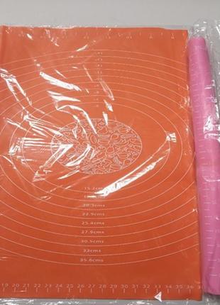 Коврик сіліконовий для тіста 45x35