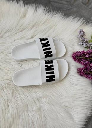 Nike slides big logo ‘white’