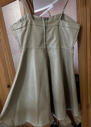 Кожаный сарафан 4