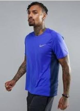 Беговая футболка nike dry miler top