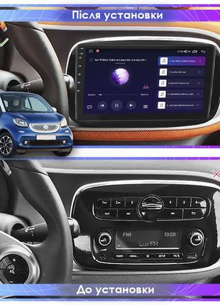 Штатна магнітола smart fortwo  2014- element prime 2/32 4g carplay3 фото