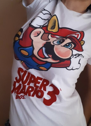 Хлопковая футболка supermario